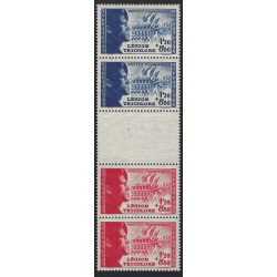 Légion tricolore bande de 4 timbres N°566b neuf**.