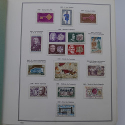 Collection timbres de France 1968-1998 en album Cérès.