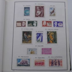 Collection timbres de France 1968-1998 en album Cérès.