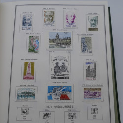 Collection timbres de France 1968-1998 en album Cérès.