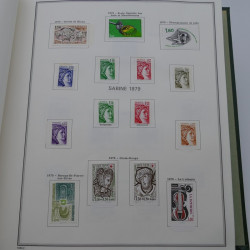 Collection timbres de France 1968-1998 en album Cérès.