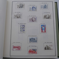 Collection timbres de France 1968-1998 en album Cérès.