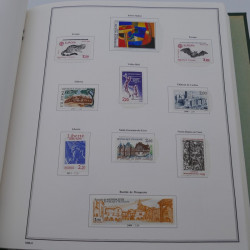 Collection timbres de France 1968-1998 en album Cérès.