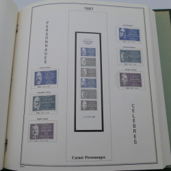 Collection timbres de France 1968-1998 en album Cérès.