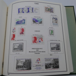 Collection timbres de France 1968-1998 en album Cérès.