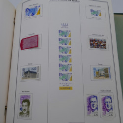 Collection timbres de France 1968-1998 en album Cérès.