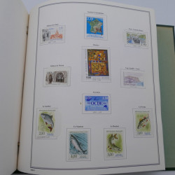 Collection timbres de France 1968-1998 en album Cérès.