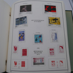 Collection timbres de France 1968-1998 en album Cérès.