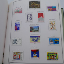 Collection timbres de France 1968-1998 en album Cérès.
