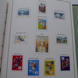 Collection timbres de France 1968-1998 en album Cérès.