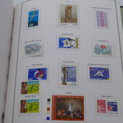 Collection timbres de France 1968-1998 en album Cérès.