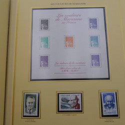 Collection timbres de France 1999-2002 neufs en album Cérès.