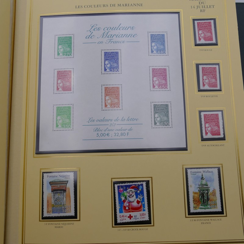 Philatélie collection France 1959 en année complète oblitérée