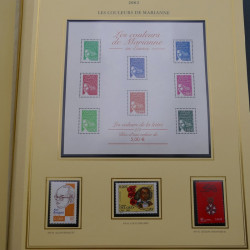 Collection timbres de France 1999-2002 neufs en album Cérès.