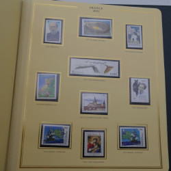 Collection timbres de France 1999-2002 neufs en album Cérès.