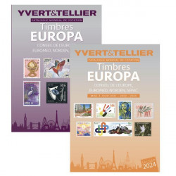 Catalogue des timbres Europa 2022 + mise à jour 2024.