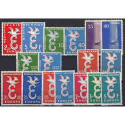 Europa - CEPT timbres d'année 1958 complet neuf**.
