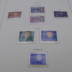 Collection timbres d'Europa 1960-1985 neufs**.