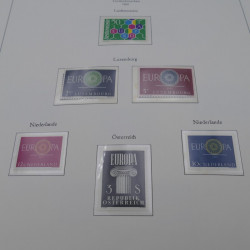 Collection timbres d'Europa 1960-1985 neufs**.