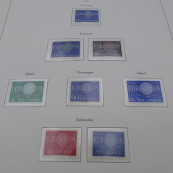 Collection timbres d'Europa 1960-1985 neufs**.