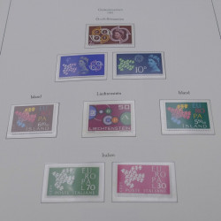 Collection timbres d'Europa 1960-1985 neufs**.