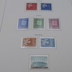 Collection timbres d'Europa 1960-1985 neufs**.