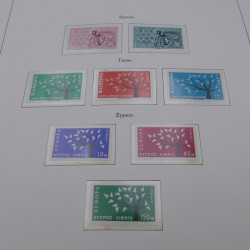 Collection timbres d'Europa 1960-1985 neufs**.