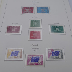 Collection timbres d'Europa 1960-1985 neufs**.