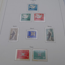 Collection timbres d'Europa 1960-1985 neufs**.