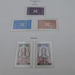 Collection timbres d'Europa 1960-1985 neufs**.