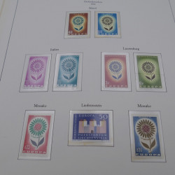 Collection timbres d'Europa 1960-1985 neufs**.