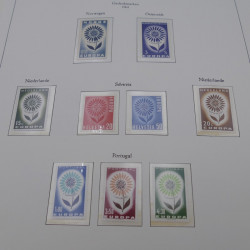 Collection timbres d'Europa 1960-1985 neufs**.