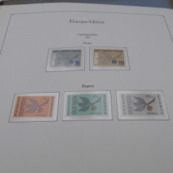 Collection timbres d'Europa 1960-1985 neufs**.