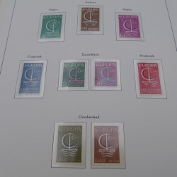 Collection timbres d'Europa 1960-1985 neufs**.