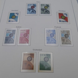 Collection timbres d'Europa 1960-1985 neufs**.