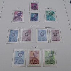 Collection timbres d'Europa 1960-1985 neufs**.