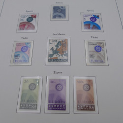 Collection timbres d'Europa 1960-1985 neufs**.