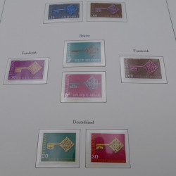 Collection timbres d'Europa 1960-1985 neufs**.