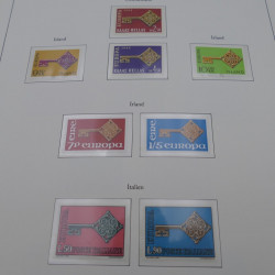 Collection timbres d'Europa 1960-1985 neufs**.