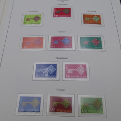 Collection timbres d'Europa 1960-1985 neufs**.