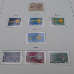 Collection timbres d'Europa 1960-1985 neufs**.