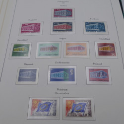 Collection timbres d'Europa 1960-1985 neufs**.