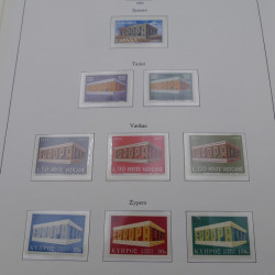 Collection timbres d'Europa 1960-1985 neufs**.