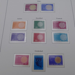 Collection timbres d'Europa 1960-1985 neufs**.