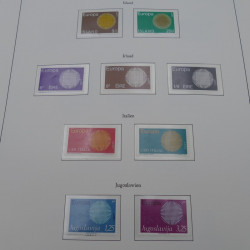 Collection timbres d'Europa 1960-1985 neufs**.