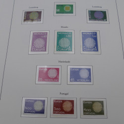 Collection timbres d'Europa 1960-1985 neufs**.