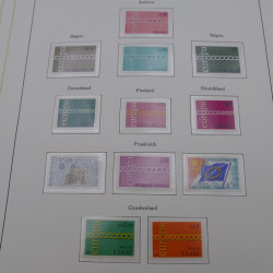 Collection timbres d'Europa 1960-1985 neufs**.