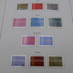 Collection timbres d'Europa 1960-1985 neufs**.