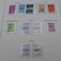 Collection timbres d'Europa 1960-1985 neufs**.