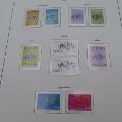 Collection timbres d'Europa 1960-1985 neufs**.